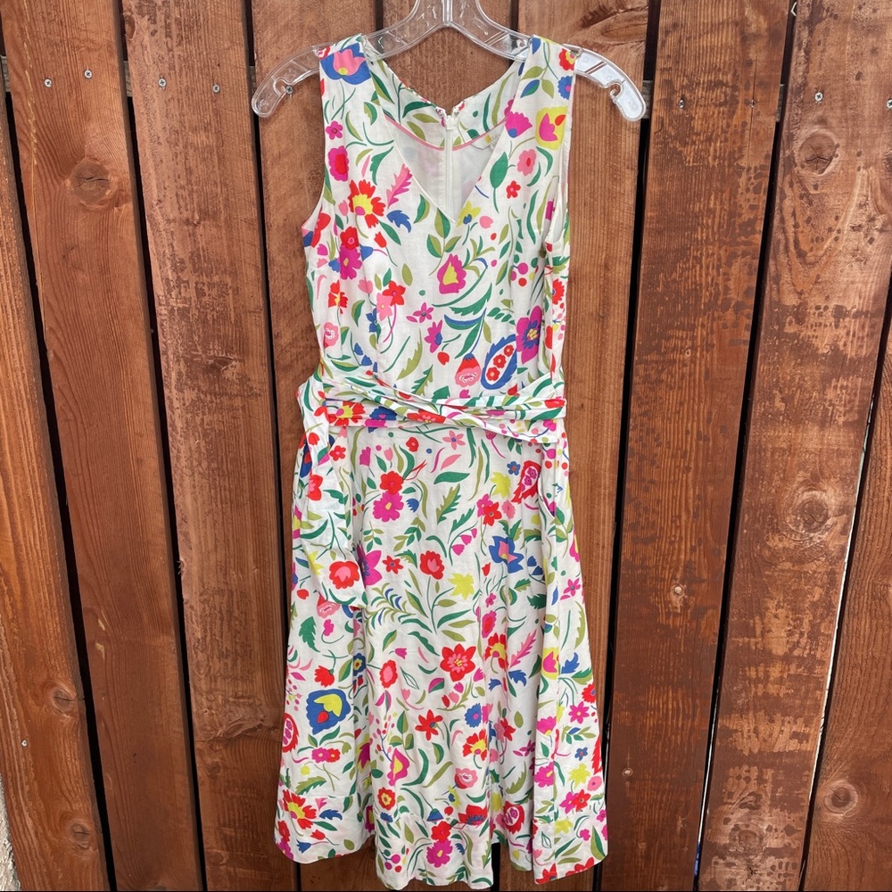 Anthropologie Boden Floral Midi Dress